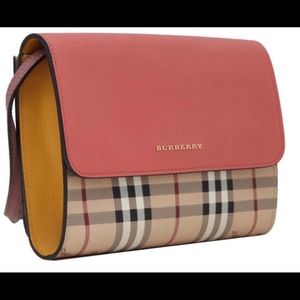 Burberry Soft Grain Haymarket Loxley Crossbody Bag